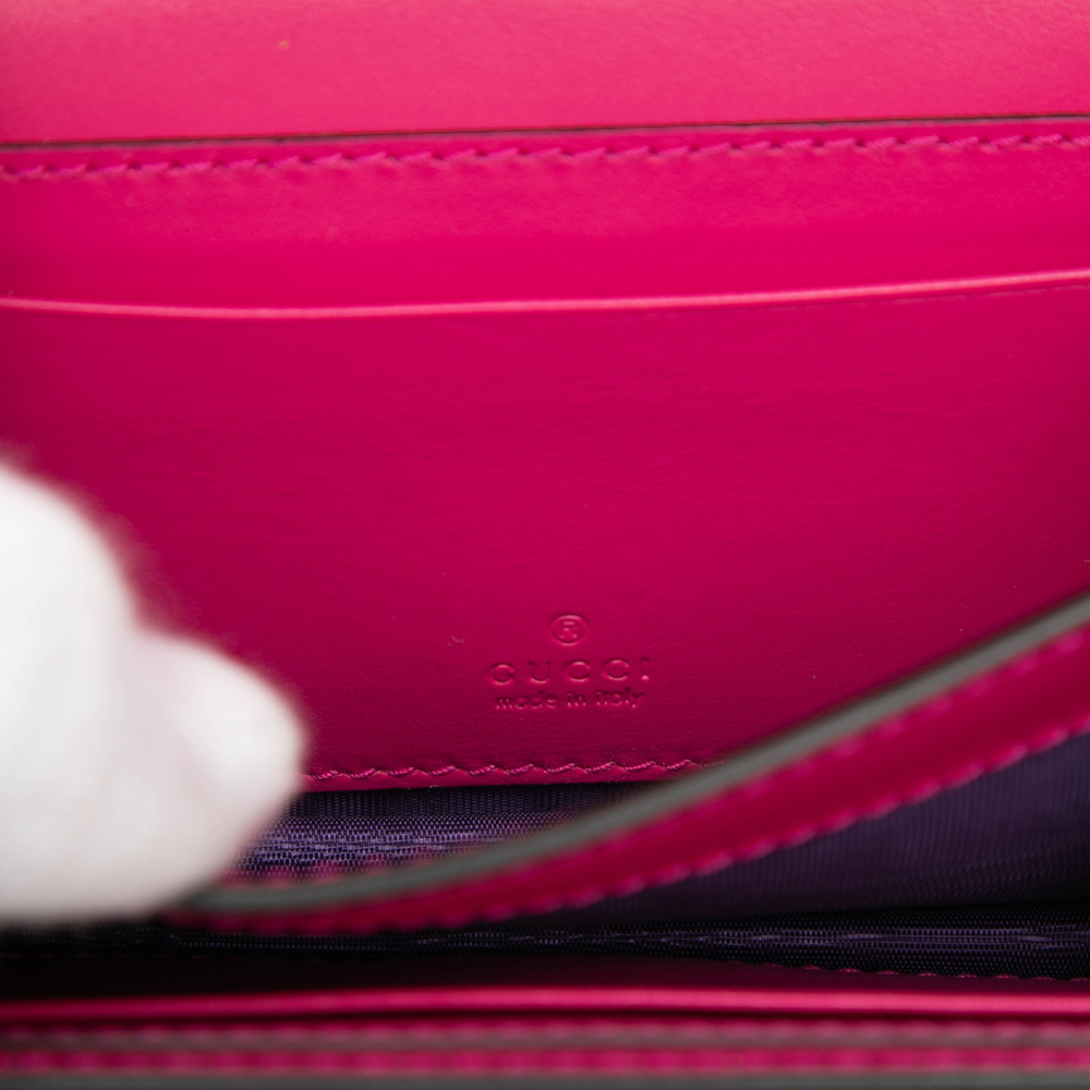 Pre-Loved Gucci Mini GG Embossed Leather Satchel - Picture 5 of 7